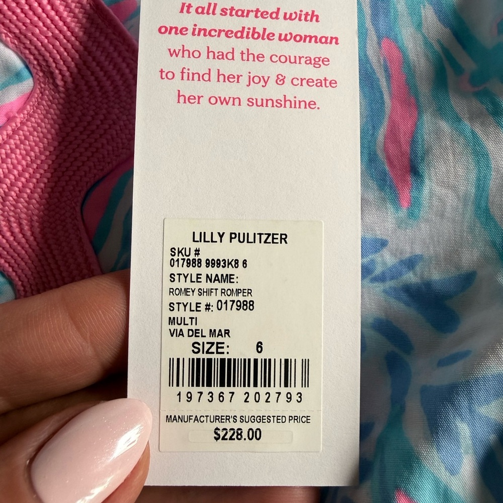 Lilly Pulitzer  ROMEY SHIFT ROMPER - Picture 7 of 10